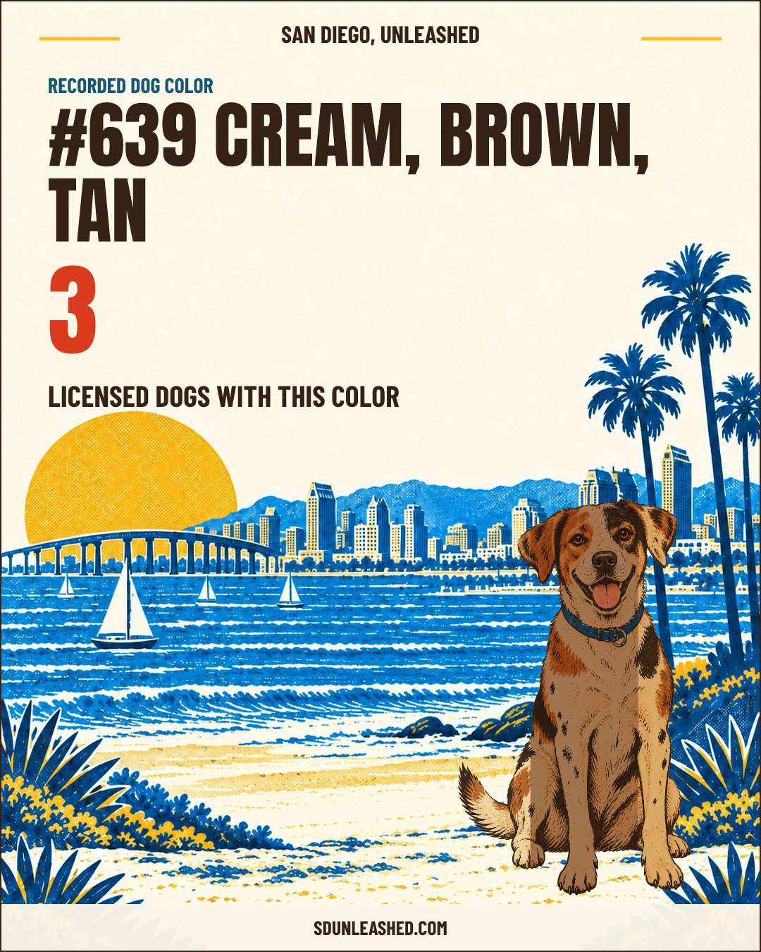 Cream, Brown, Tan share card