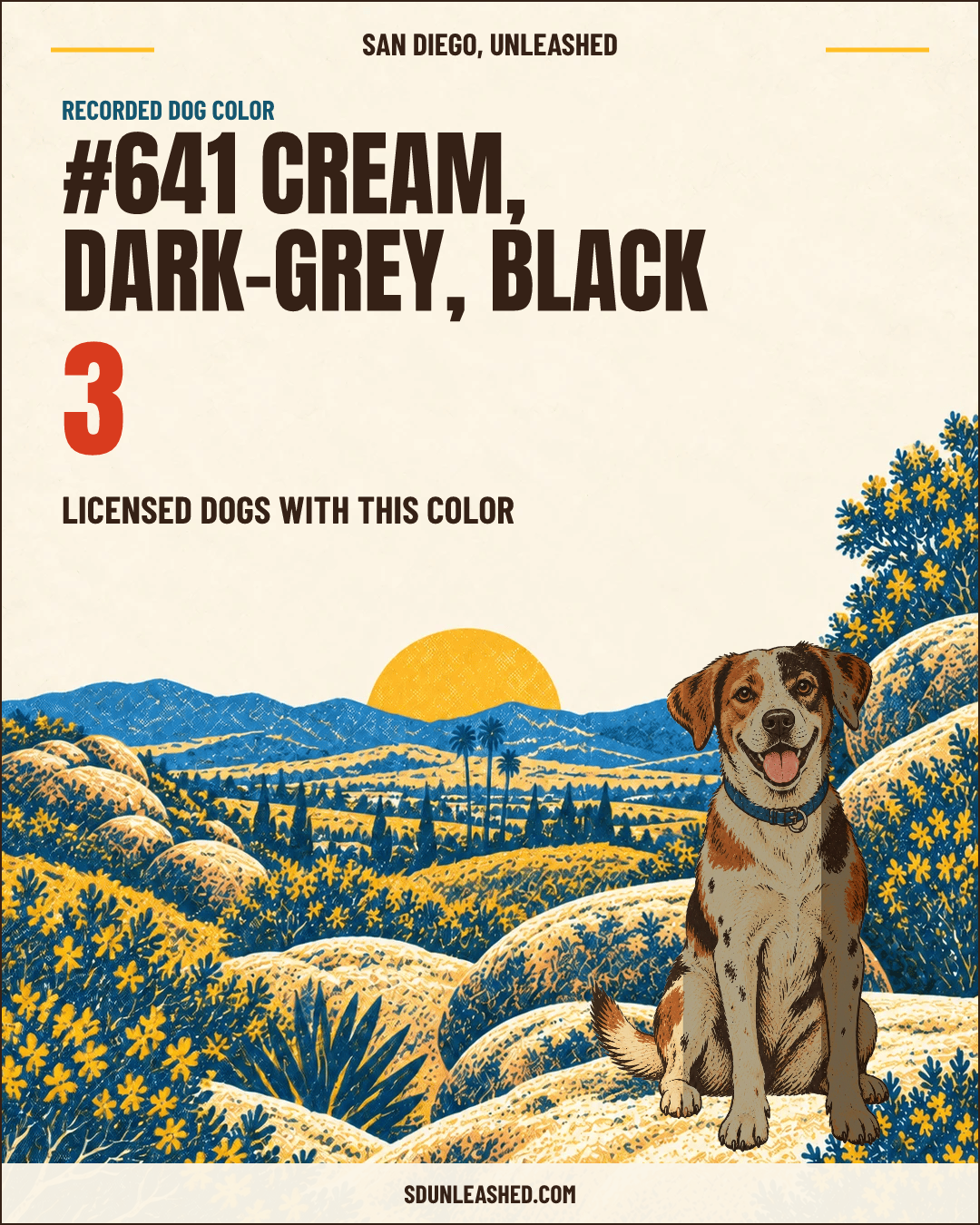 Cream, Dark-grey, Black share card
