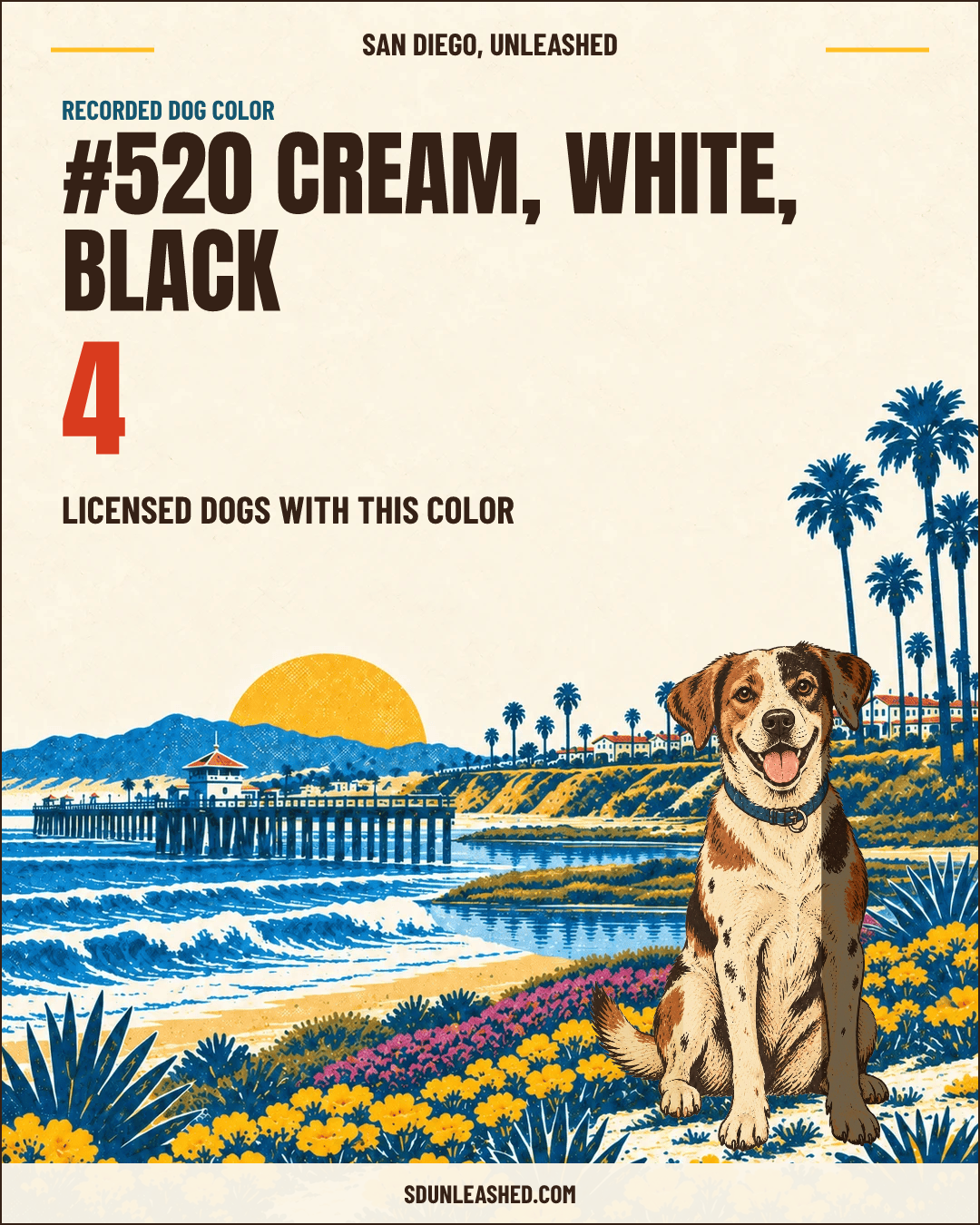 Cream, White, Black share card