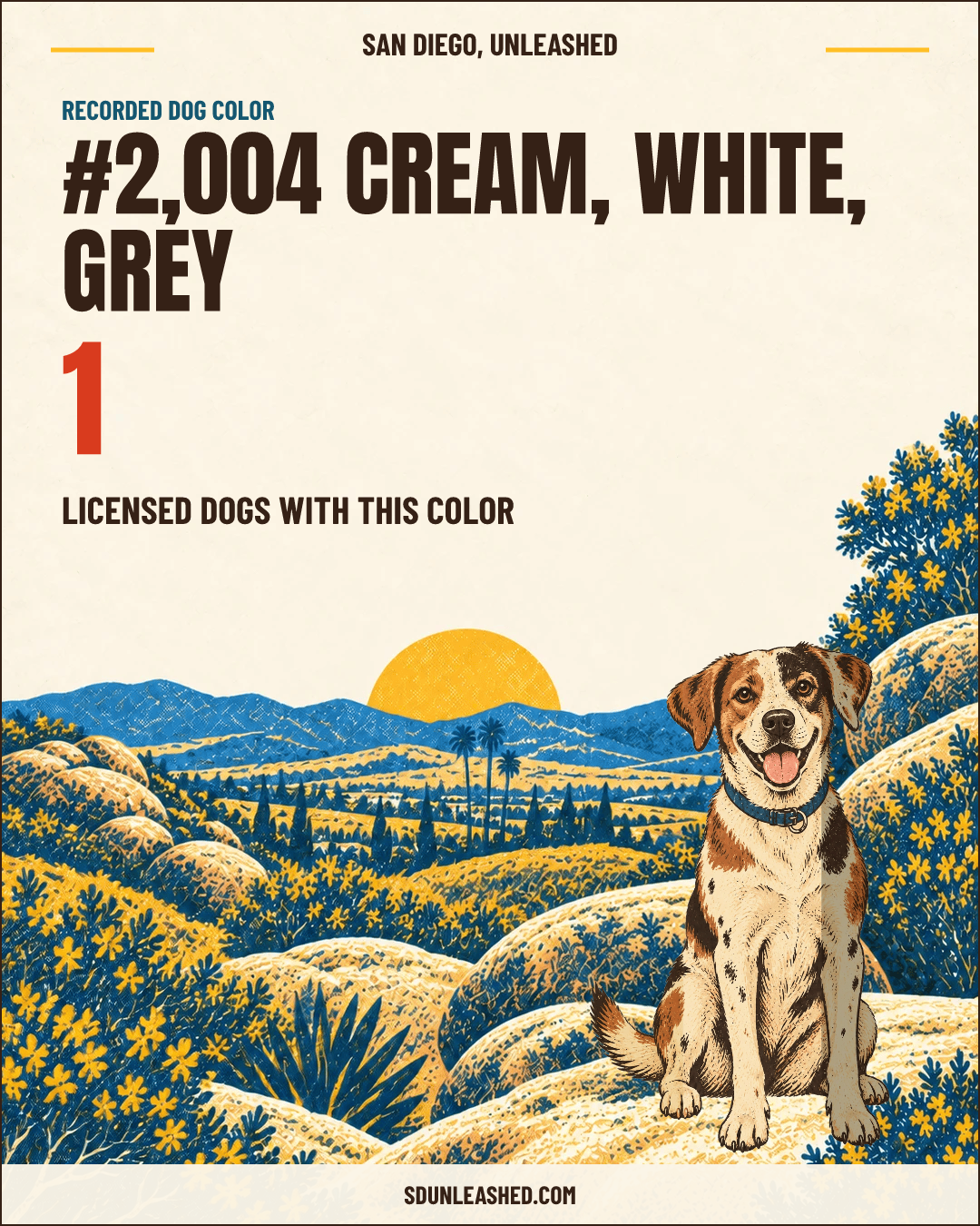 Cream, White, Grey share card