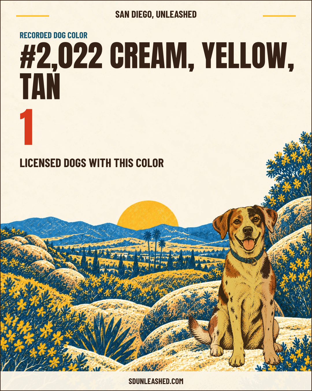 Cream, Yellow, Tan share card