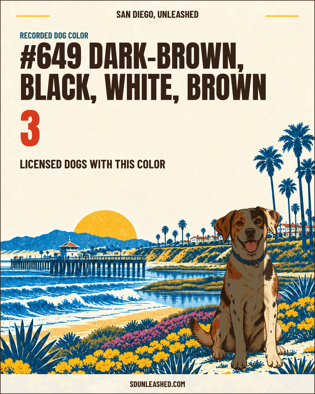 Dark-brown, Black, White, Brown share card