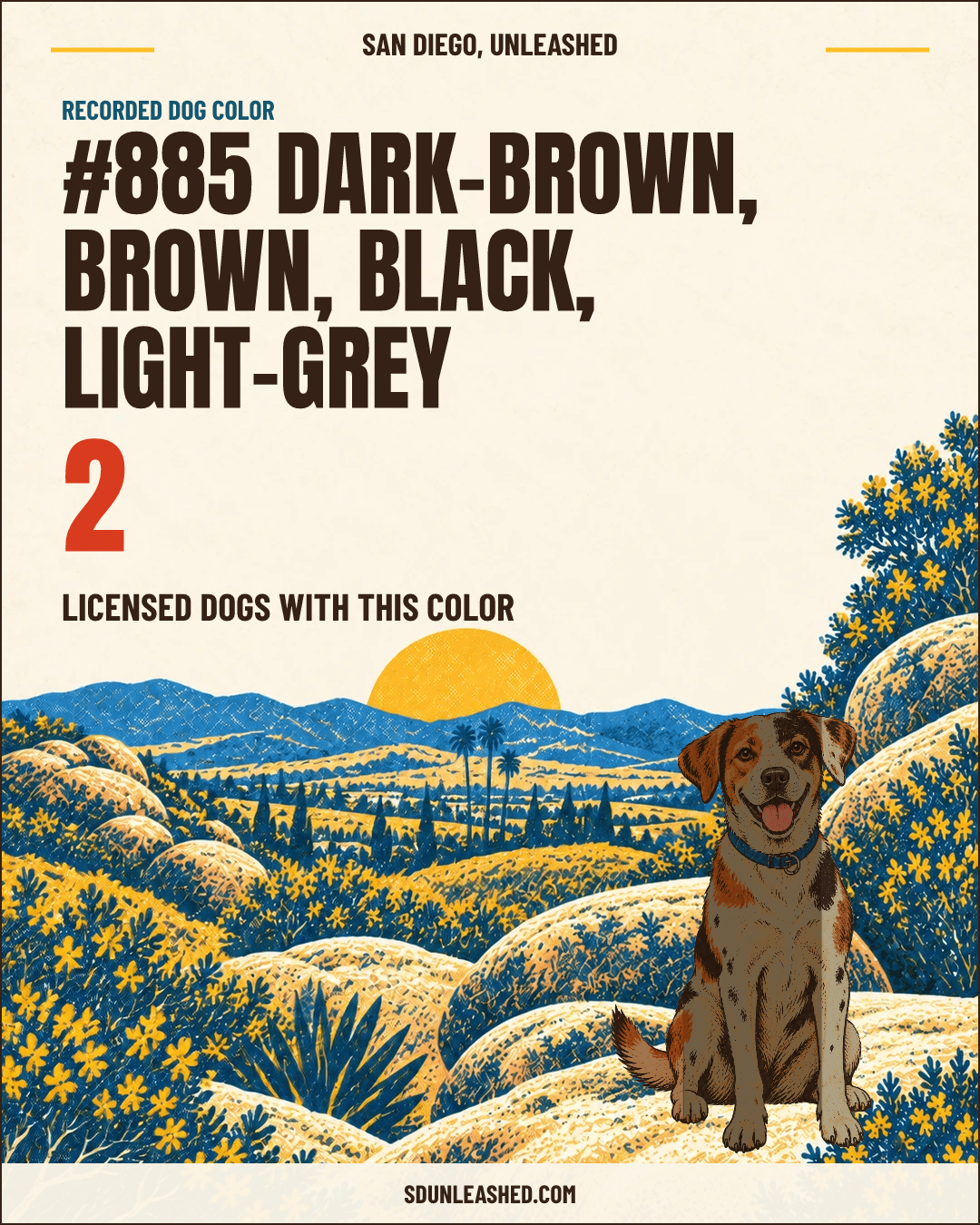 Dark-brown, Brown, Black, Light-grey share card