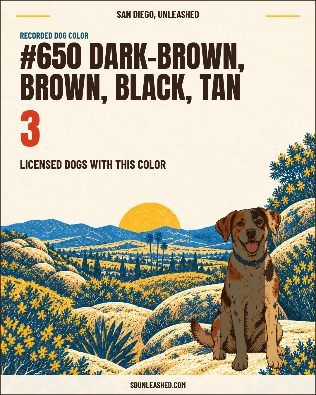 Dark-brown, Brown, Black, Tan share card
