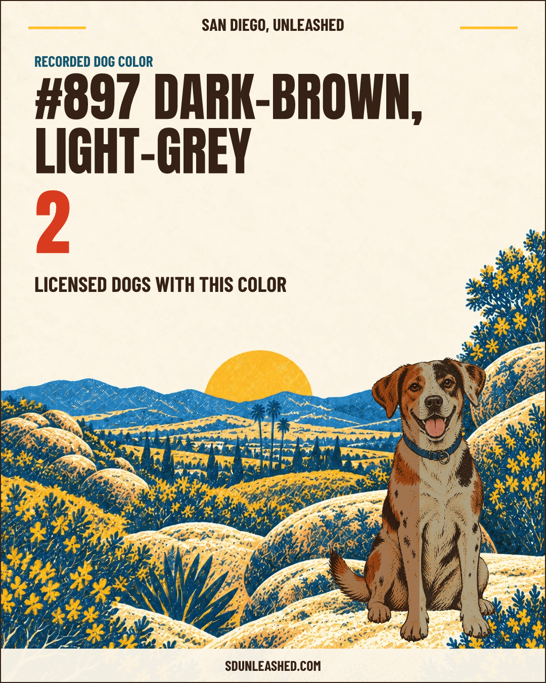 Dark-brown, Light-grey share card