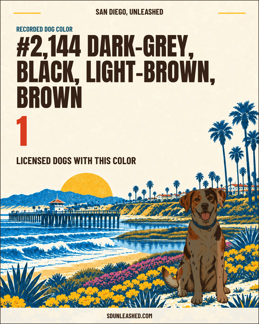 Dark-grey, Black, Light-brown, Brown share card