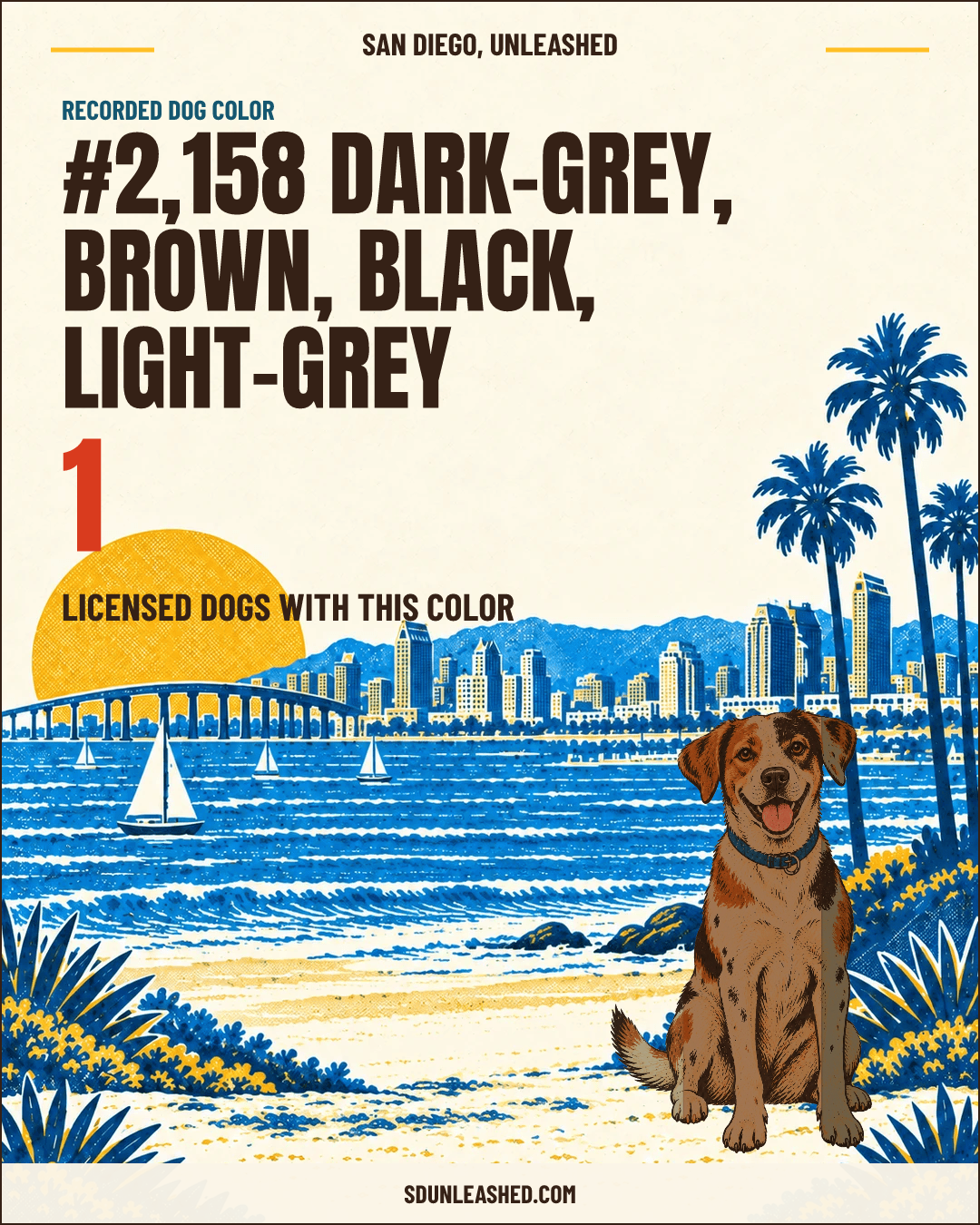 Dark-grey, Brown, Black, Light-grey share card