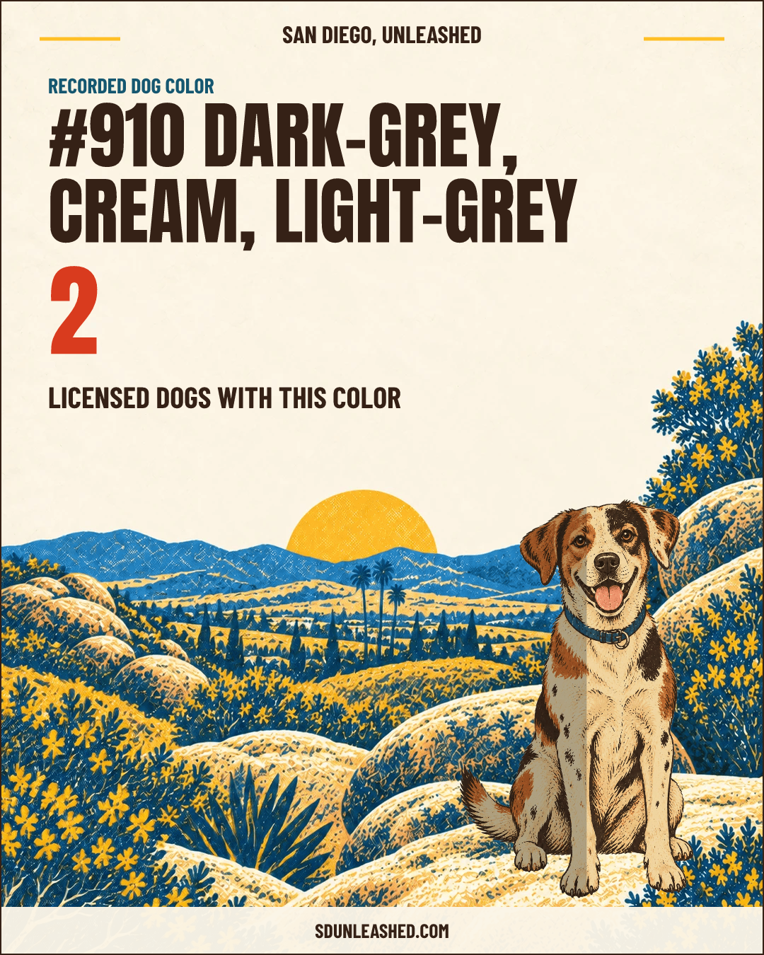 Dark-grey, Cream, Light-grey share card
