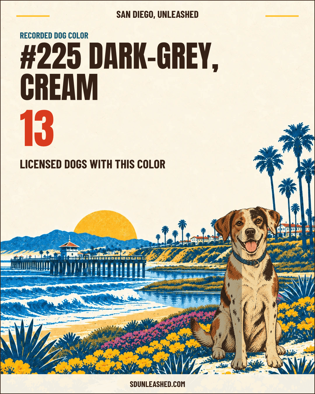 Dark-grey, Cream share card