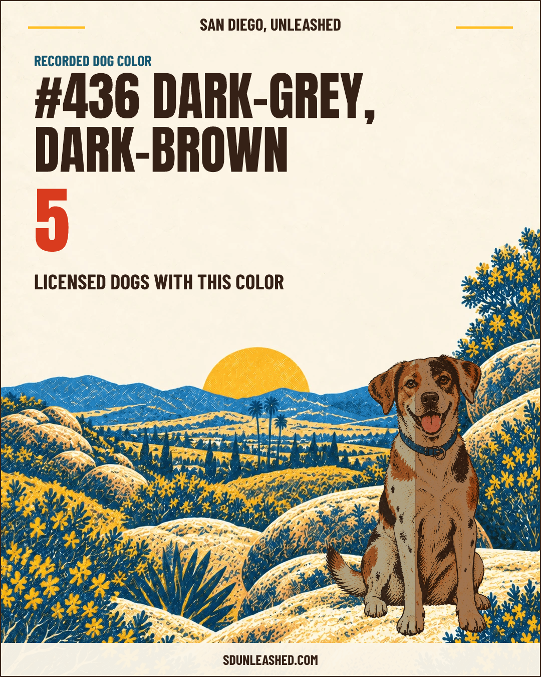 Dark-grey, Dark-brown share card
