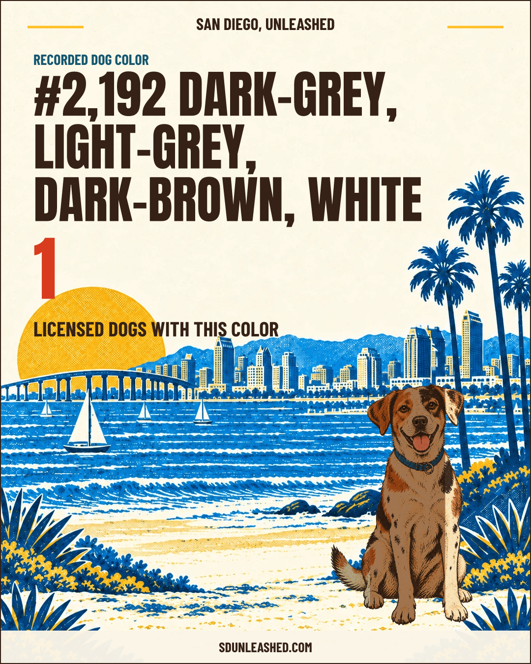 Dark-grey, Light-grey, Dark-brown, White share card