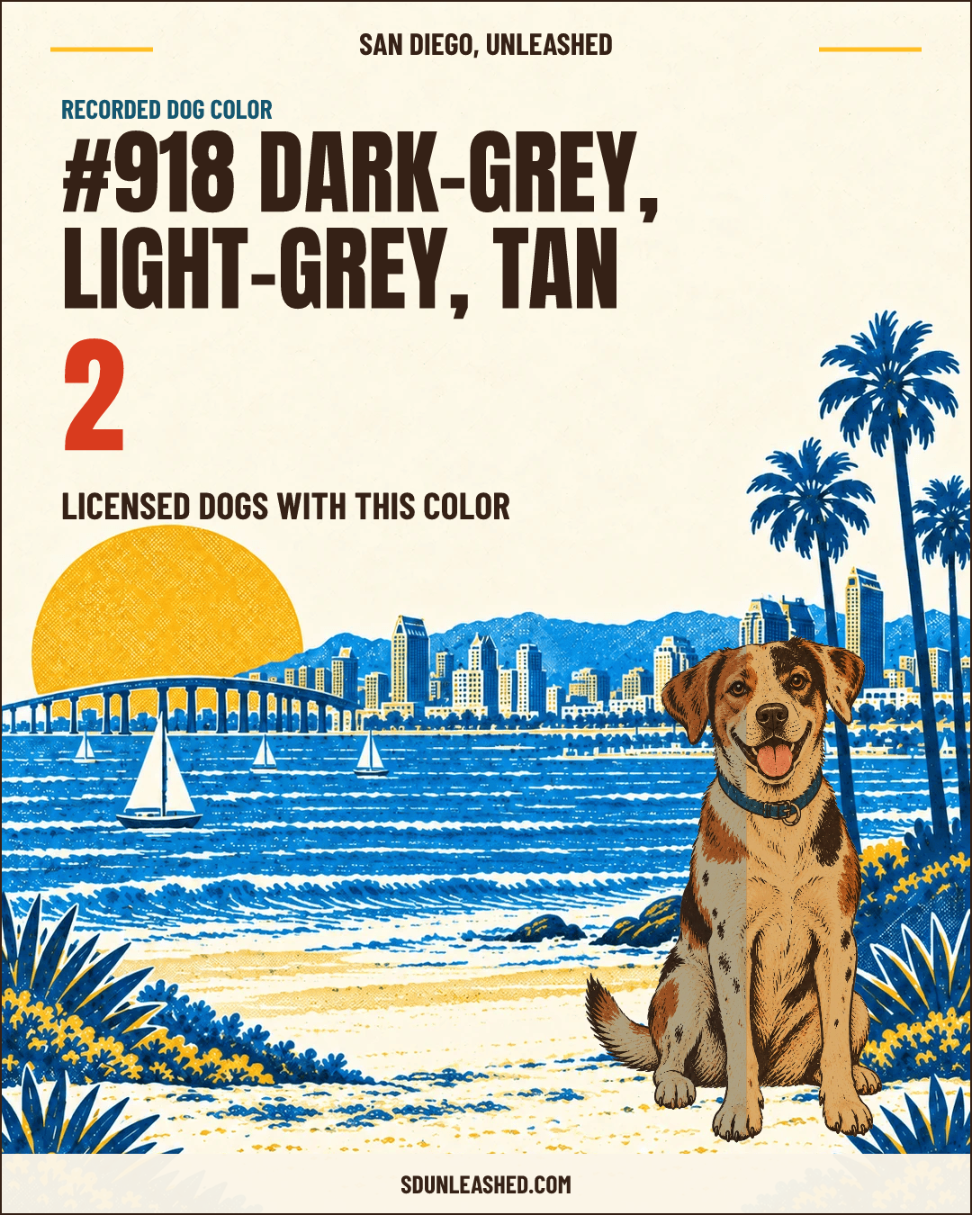 Dark-grey, Light-grey, Tan share card