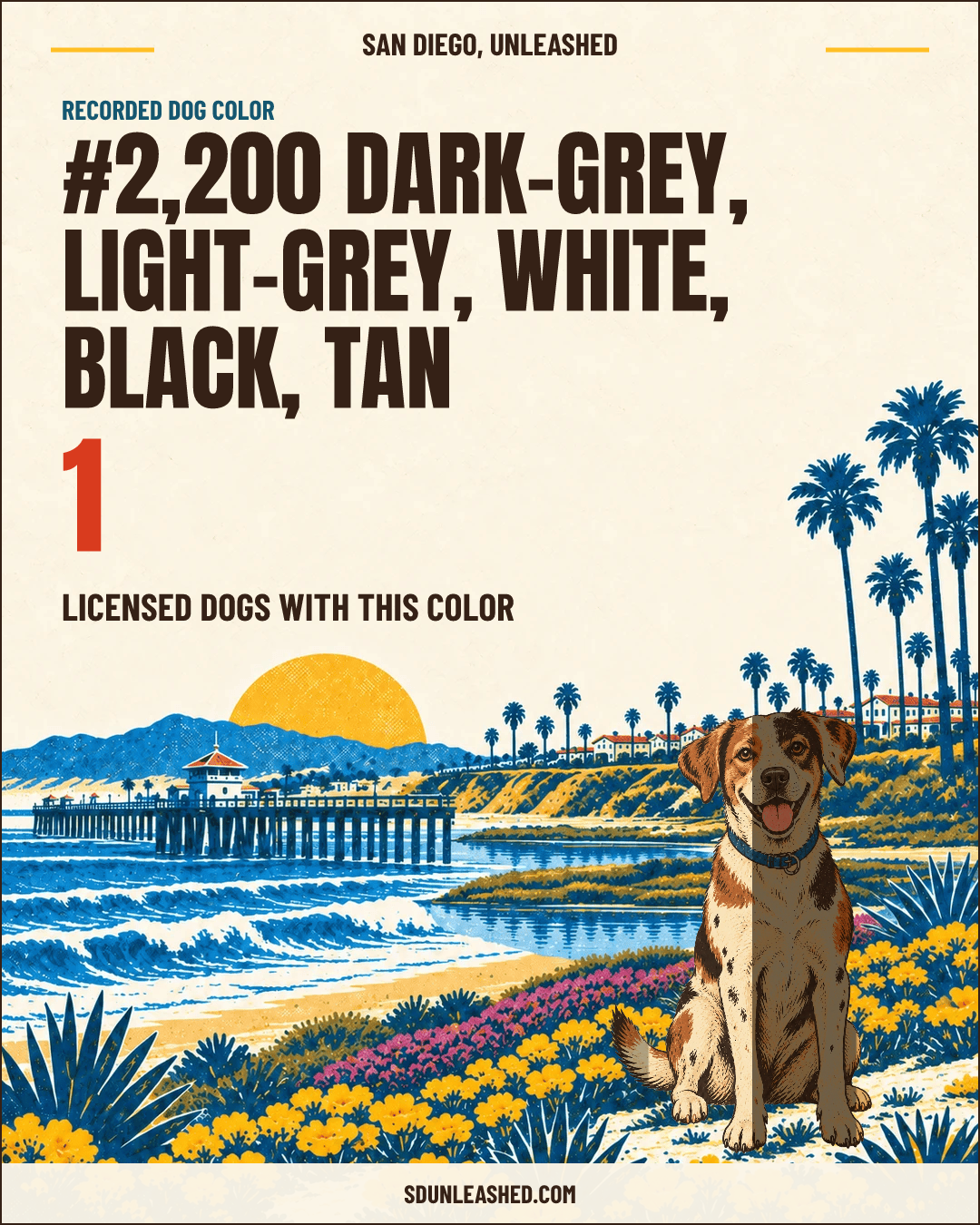Dark-grey, Light-grey, White, Black, Tan share card