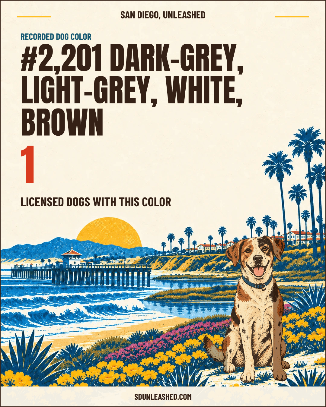 Dark-grey, Light-grey, White, Brown share card