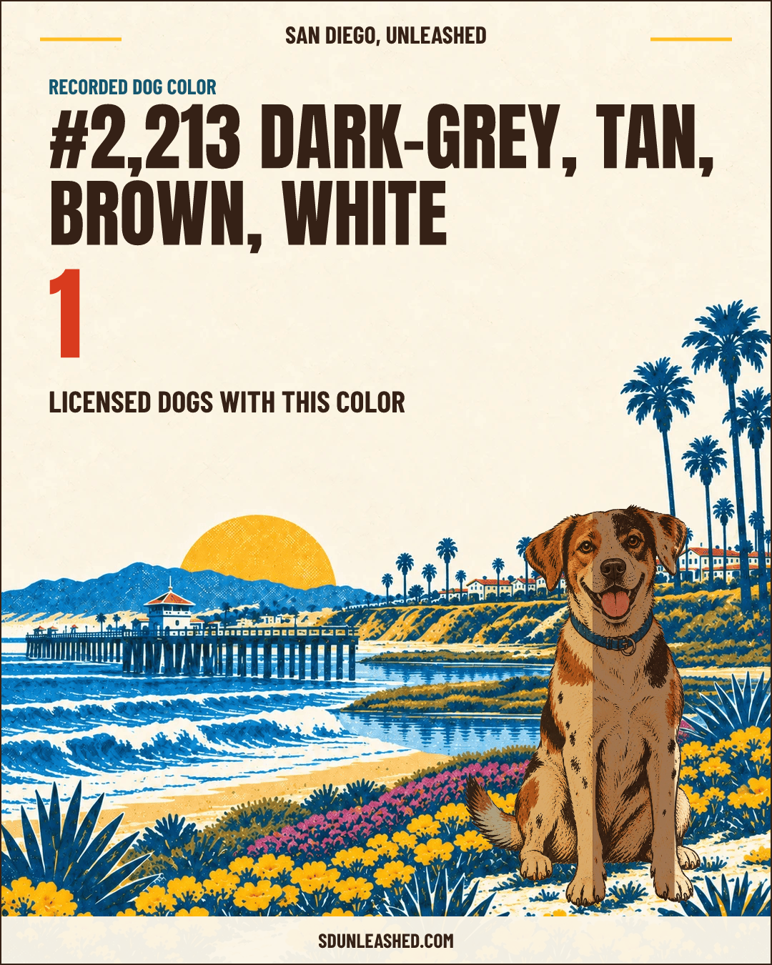 Dark-grey, Tan, Brown, White share card