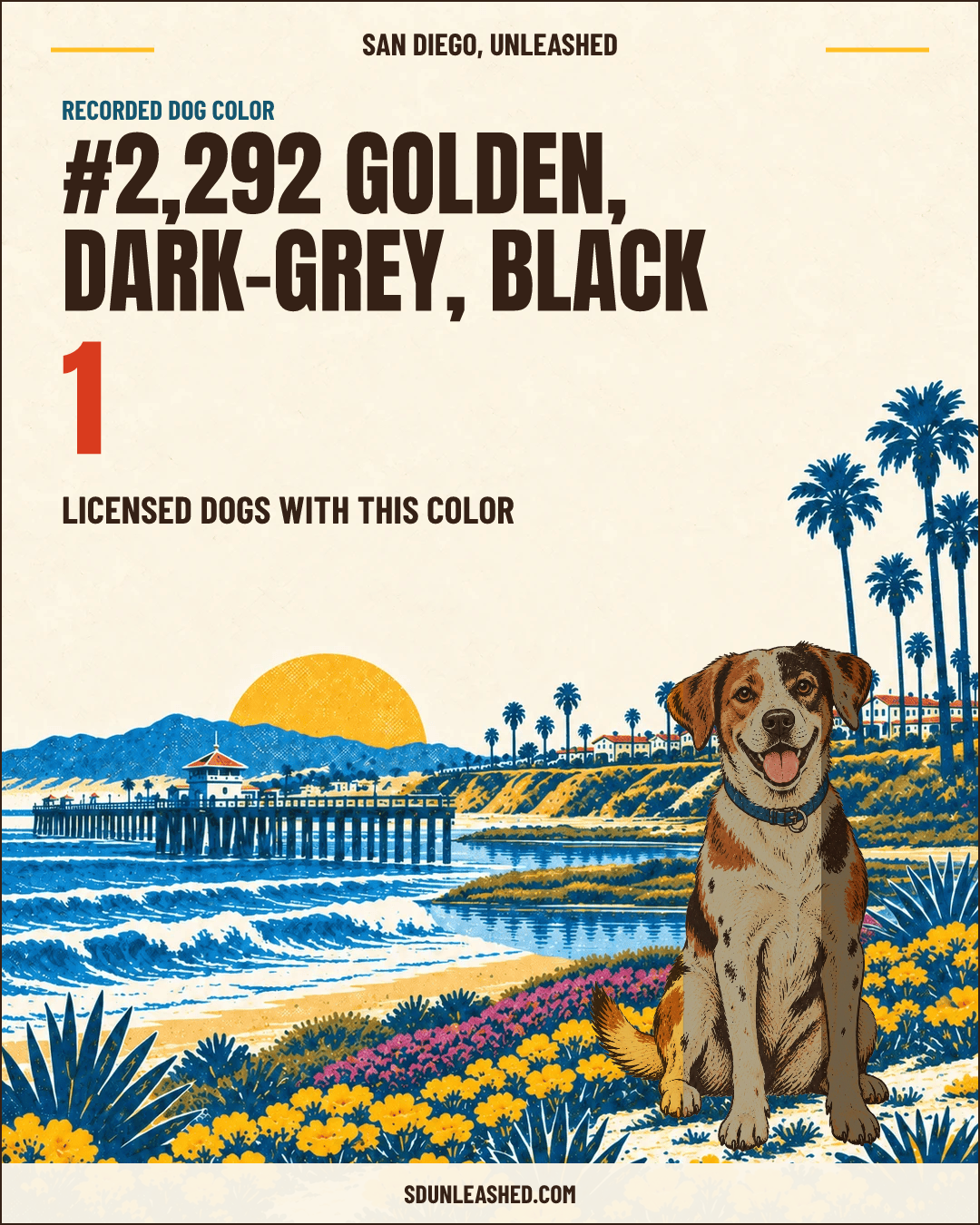 Golden, Dark-grey, Black share card