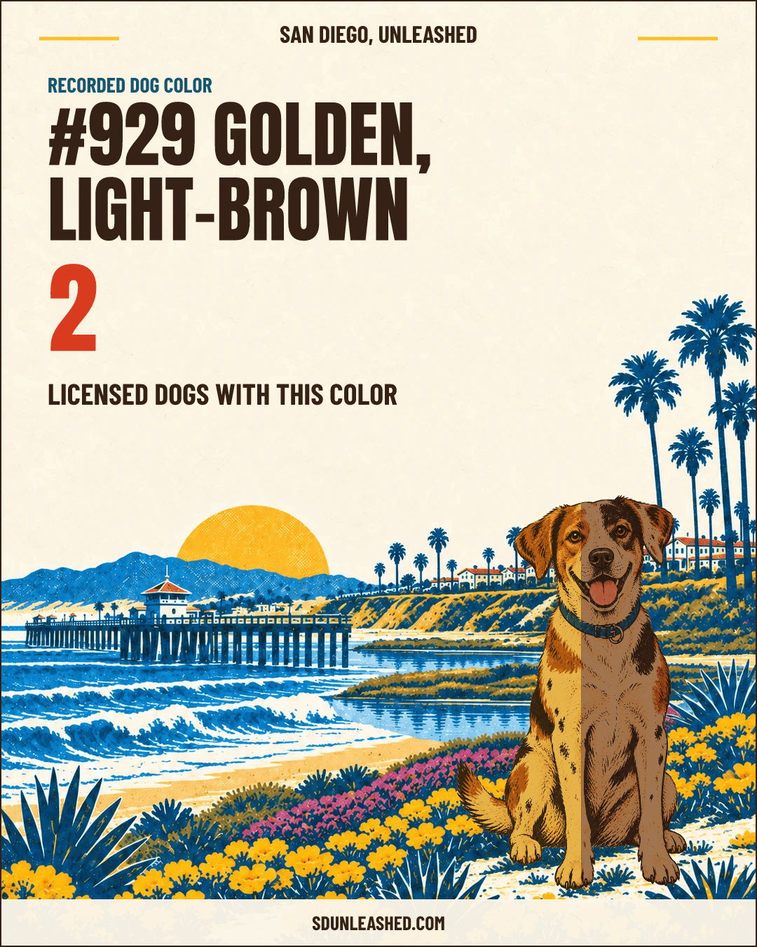 Golden, Light-brown share card