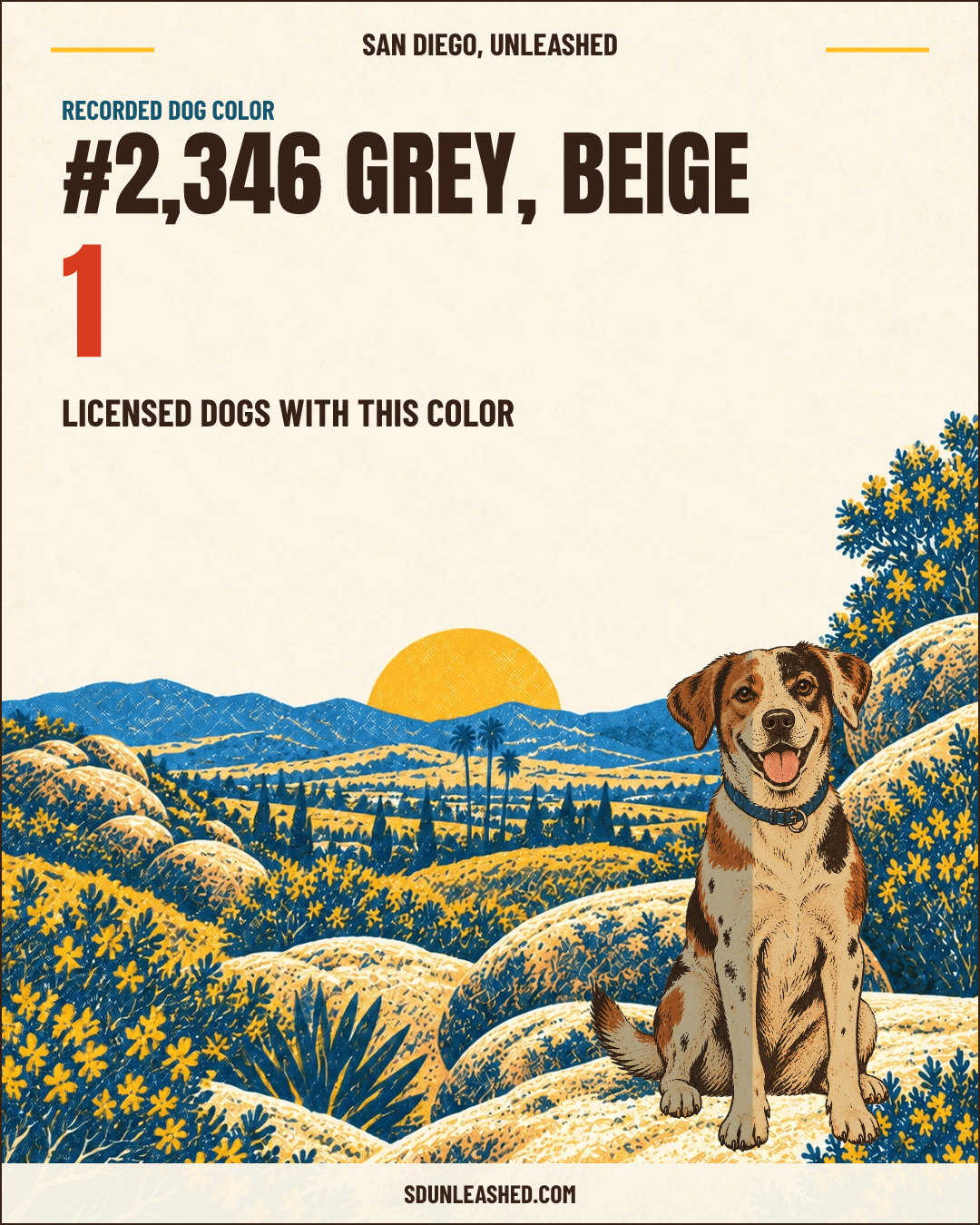 Grey, Beige share card