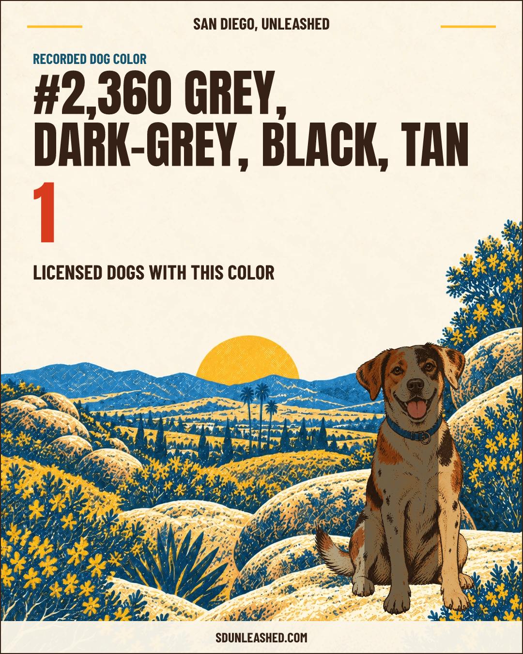 Grey, Dark-grey, Black, Tan share card