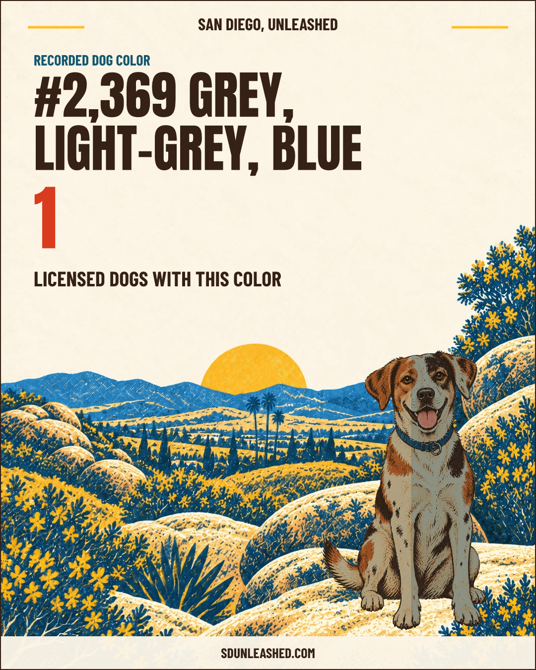 Grey, Light-grey, Blue share card