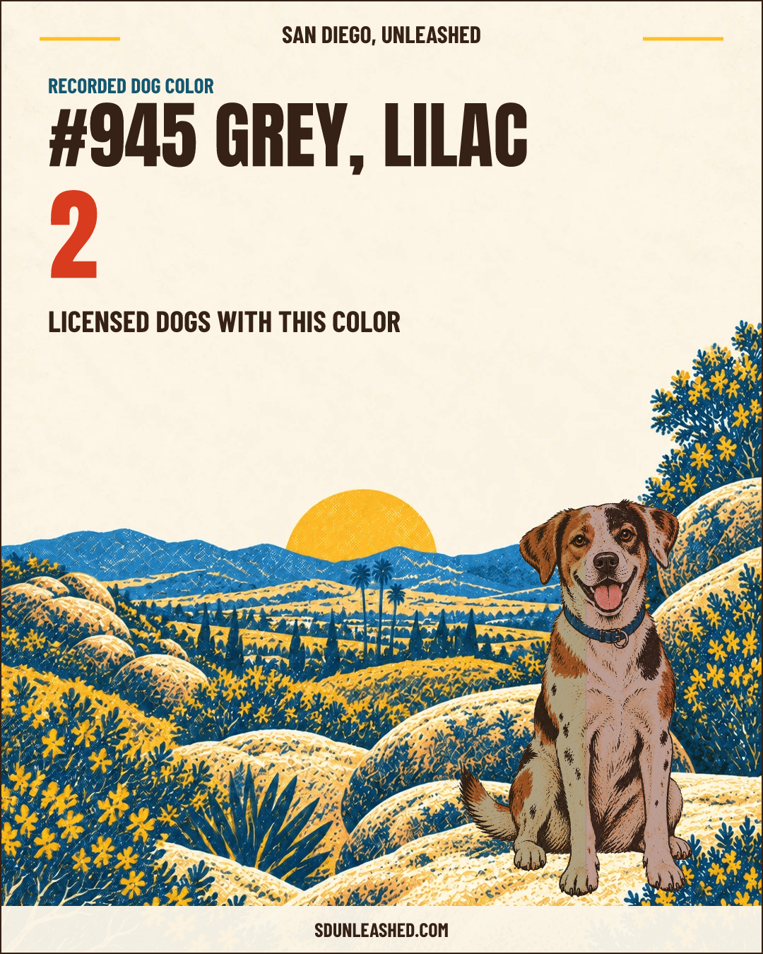 Grey, Lilac share card