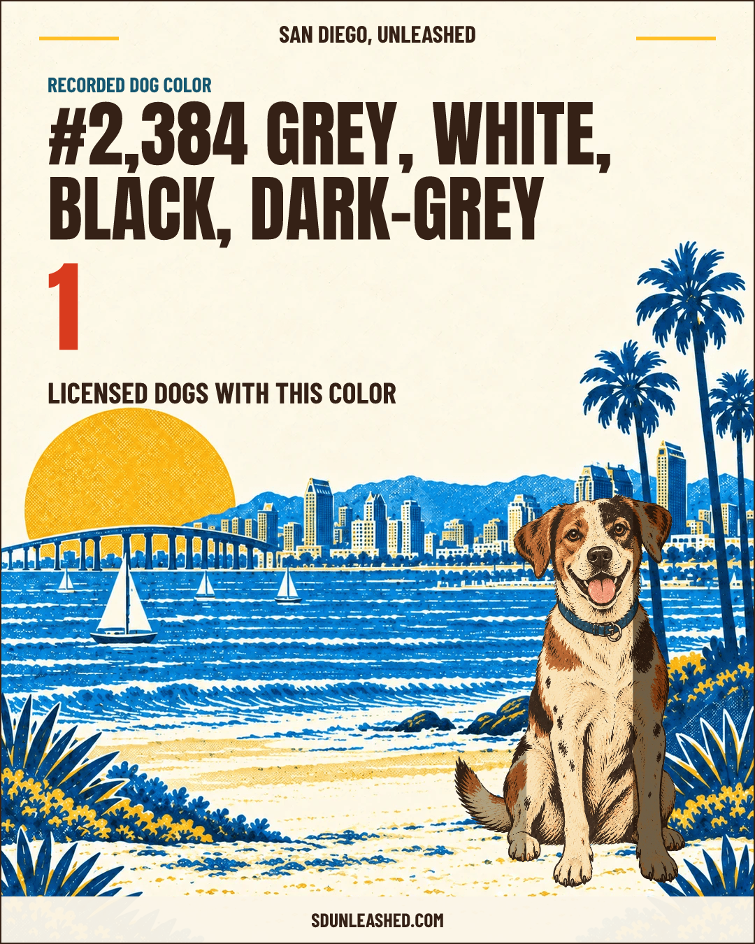 Grey, White, Black, Dark-grey share card