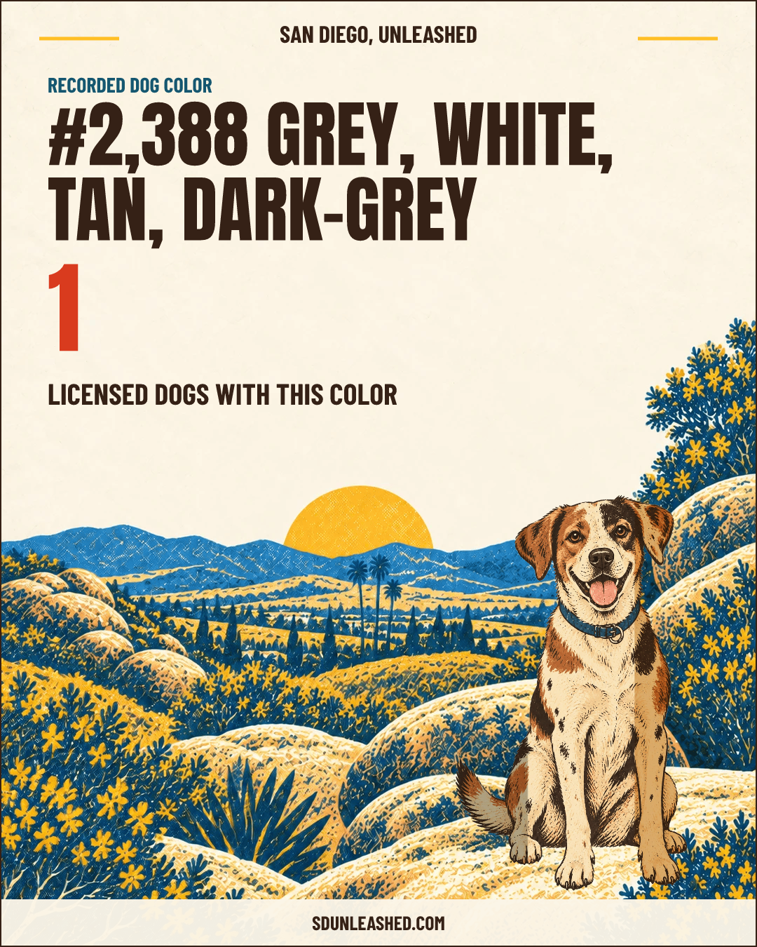 Grey, White, Tan, Dark-grey share card