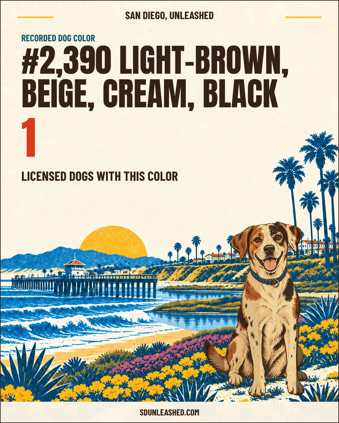 Light-brown, Beige, Cream, Black share card