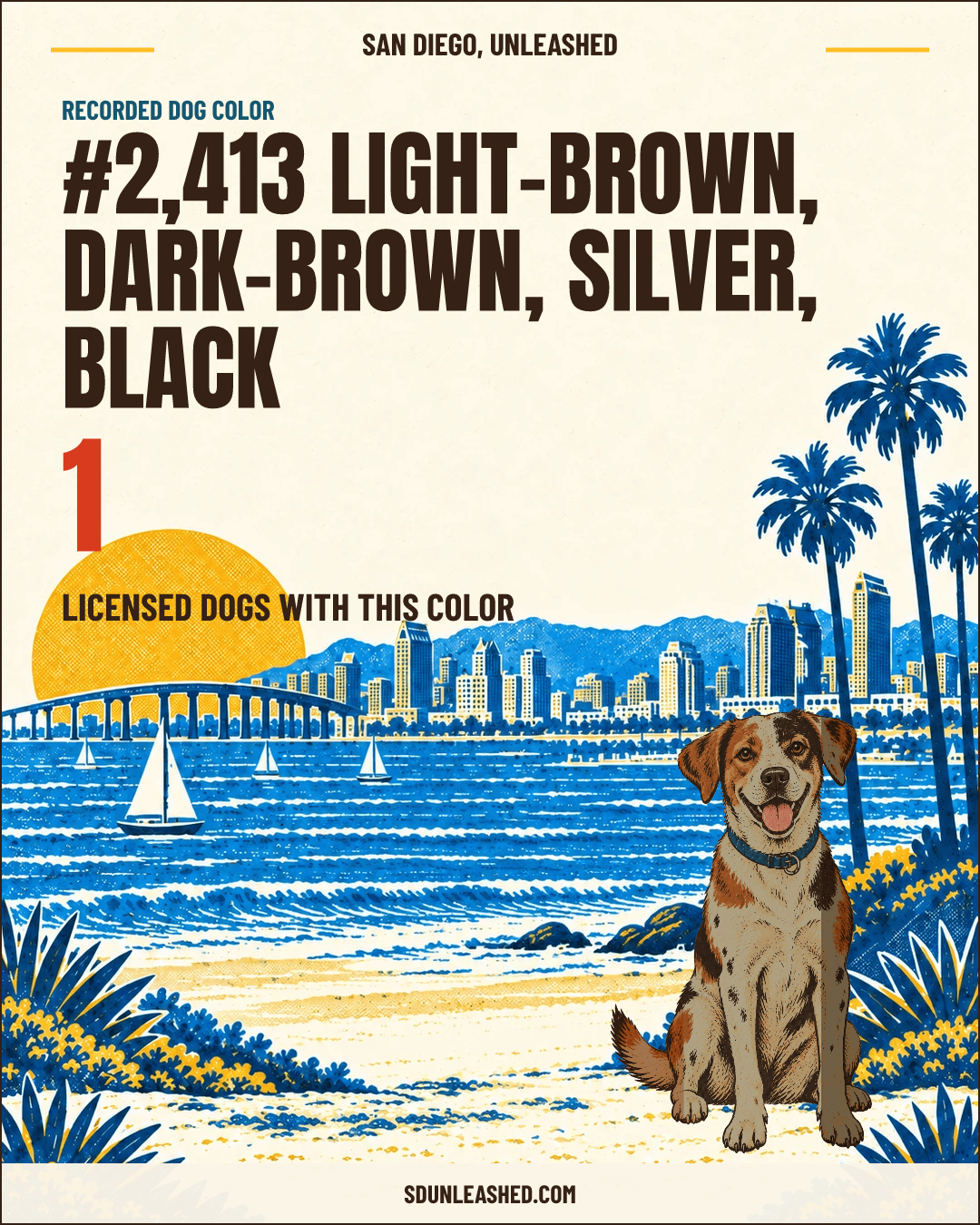Light-brown, Dark-brown, Silver, Black share card