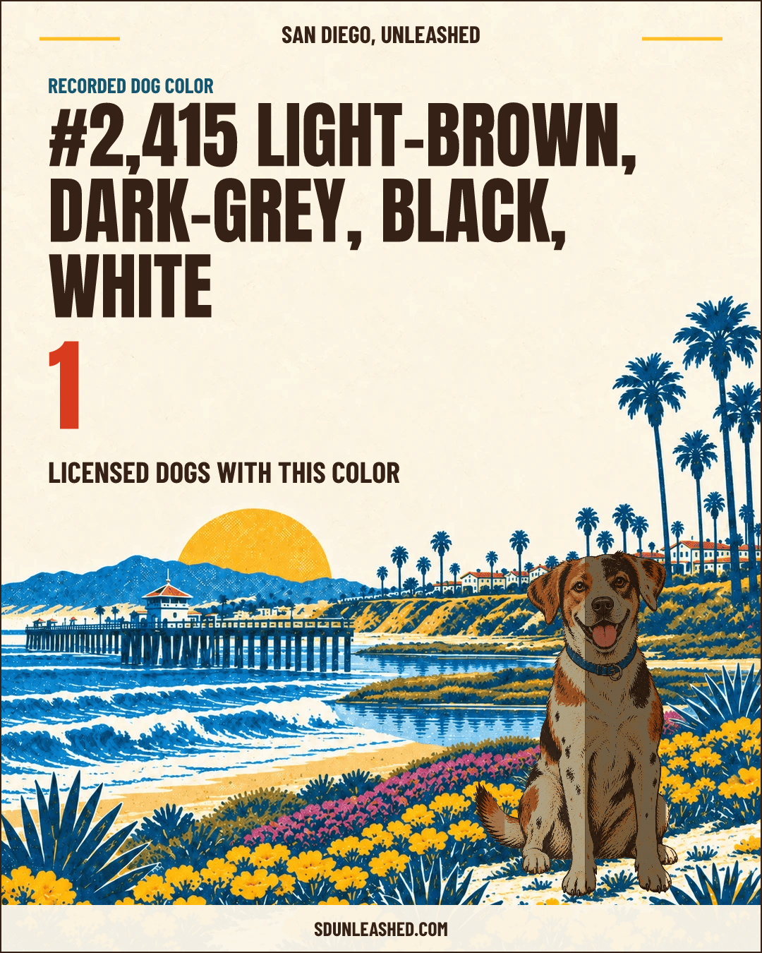 Light-brown, Dark-grey, Black, White share card