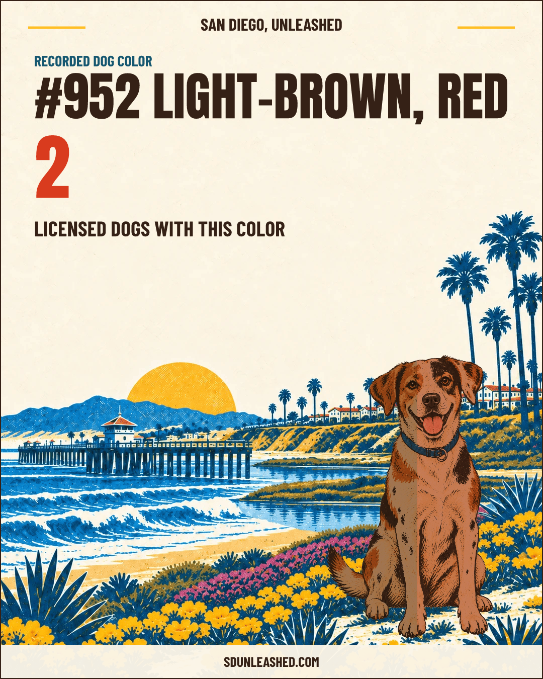 Light-brown, Red share card