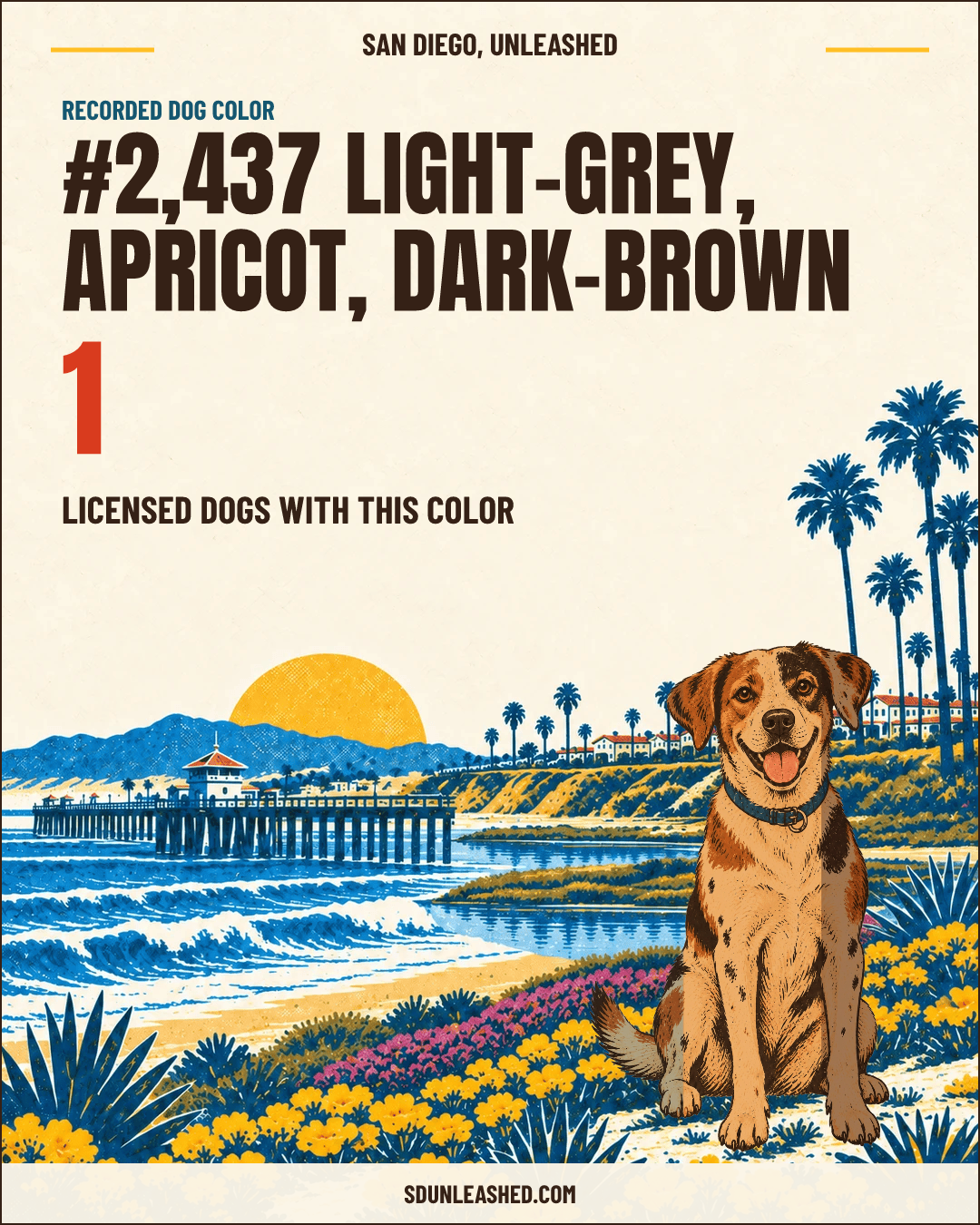 Light-grey, Apricot, Dark-brown share card