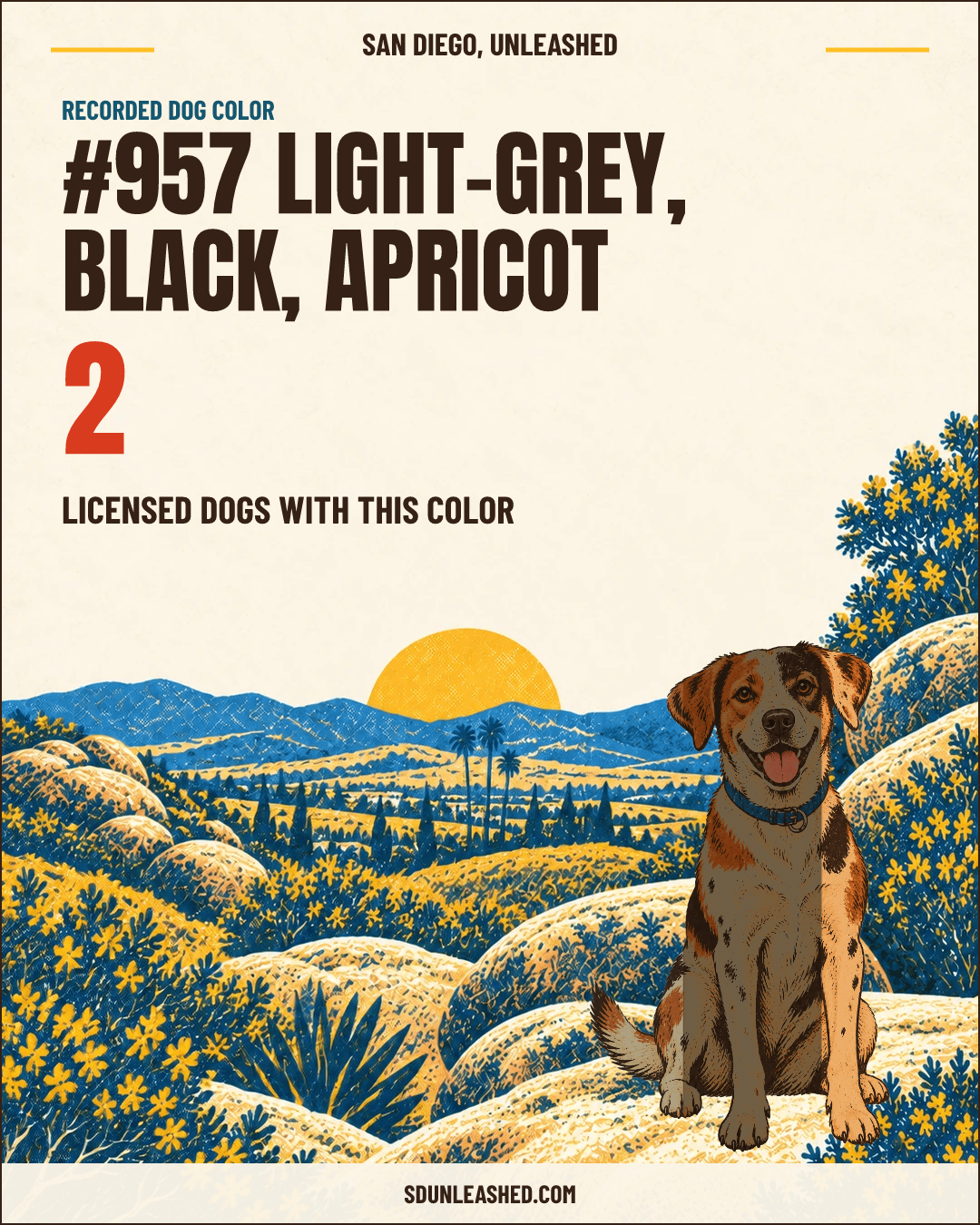 Light-grey, Black, Apricot share card