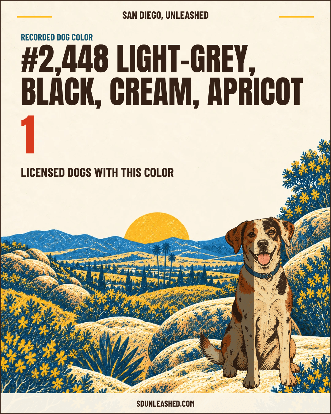 Light-grey, Black, Cream, Apricot share card
