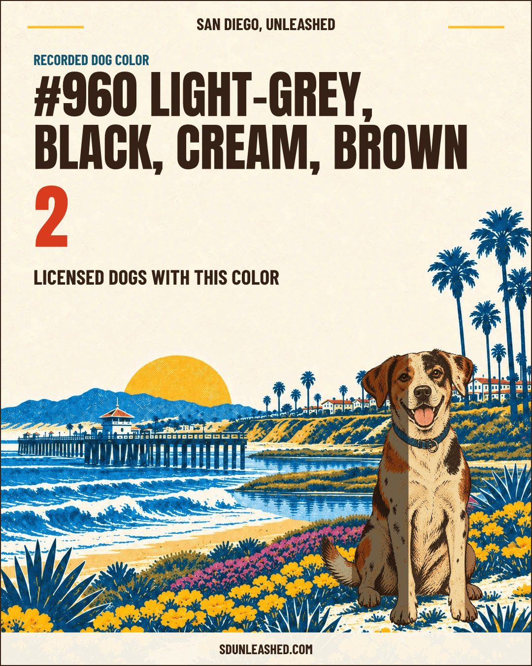 Light-grey, Black, Cream, Brown share card