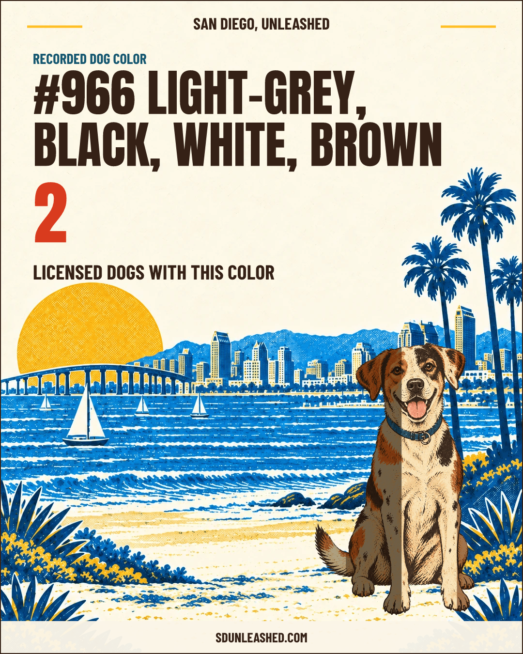 Light-grey, Black, White, Brown share card