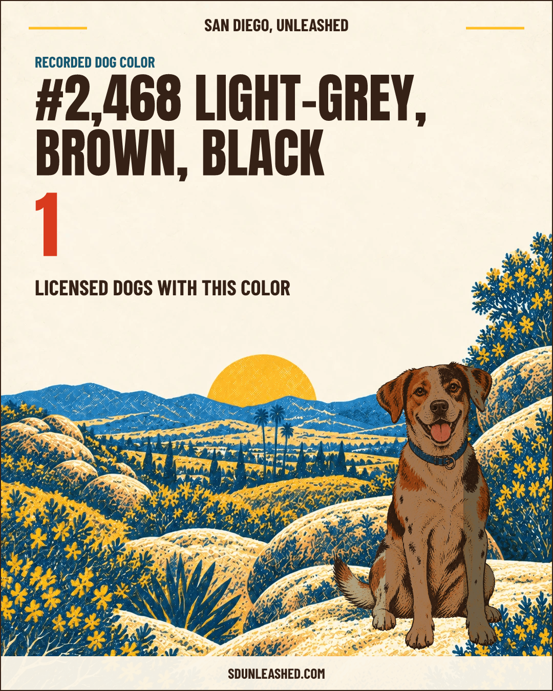 Light-grey, Brown, Black share card