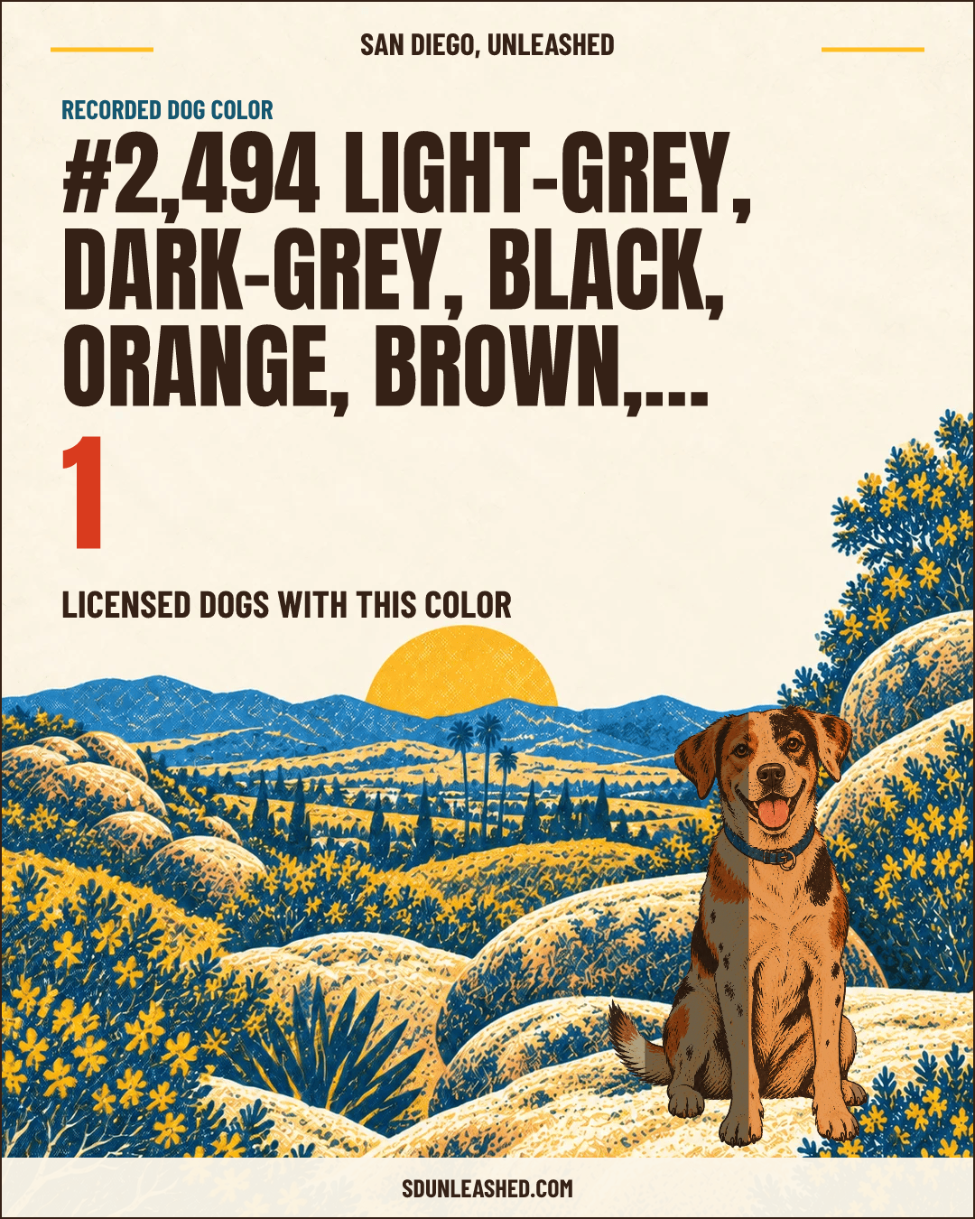 Light-grey, Dark-grey, Black, Orange, Brown, Dark-brown, Tan share card