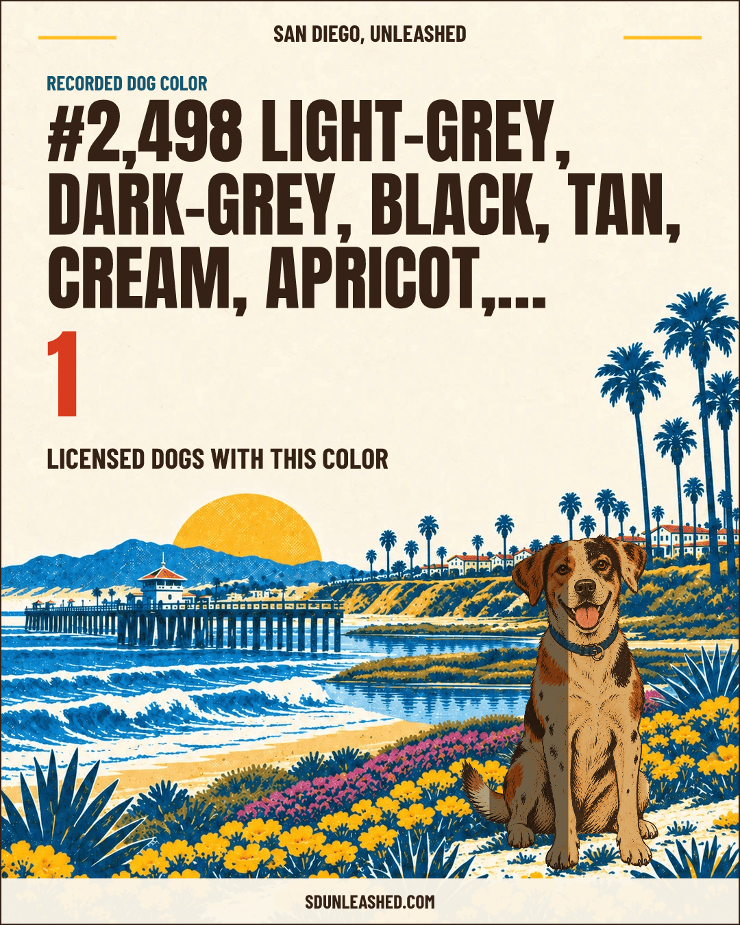 Light-grey, Dark-grey, Black, Tan, Cream, Apricot, Golden, White share card