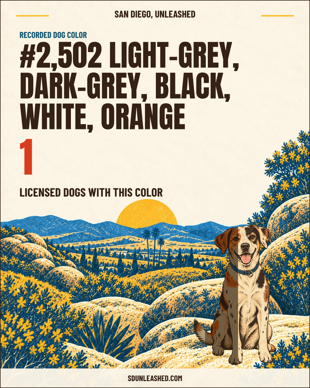 Light-grey, Dark-grey, Black, White, Orange share card