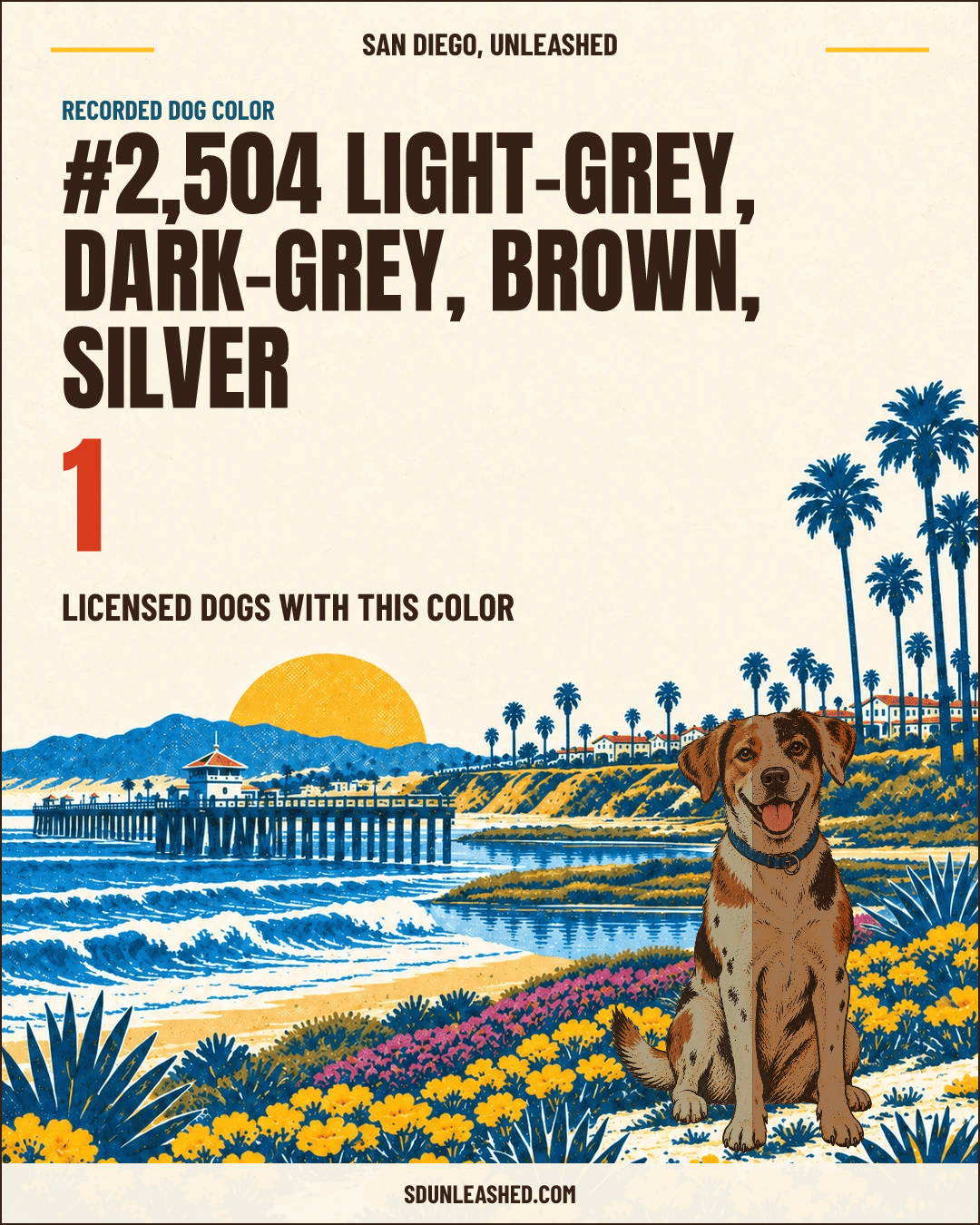 Light-grey, Dark-grey, Brown, Silver share card