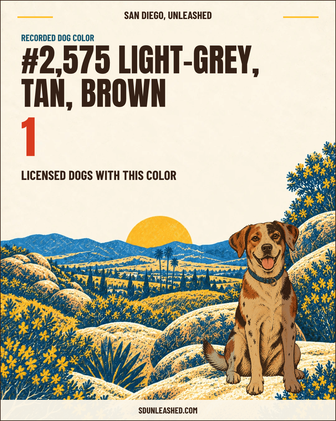 Light-grey, Tan, Brown share card