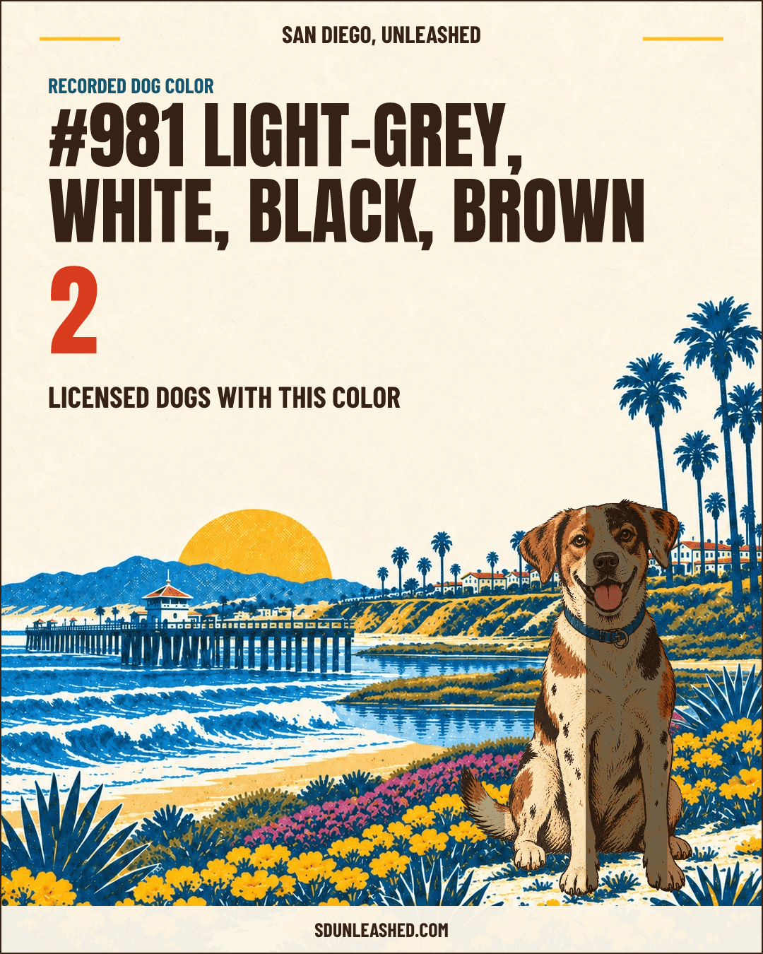 Light-grey, White, Black, Brown share card