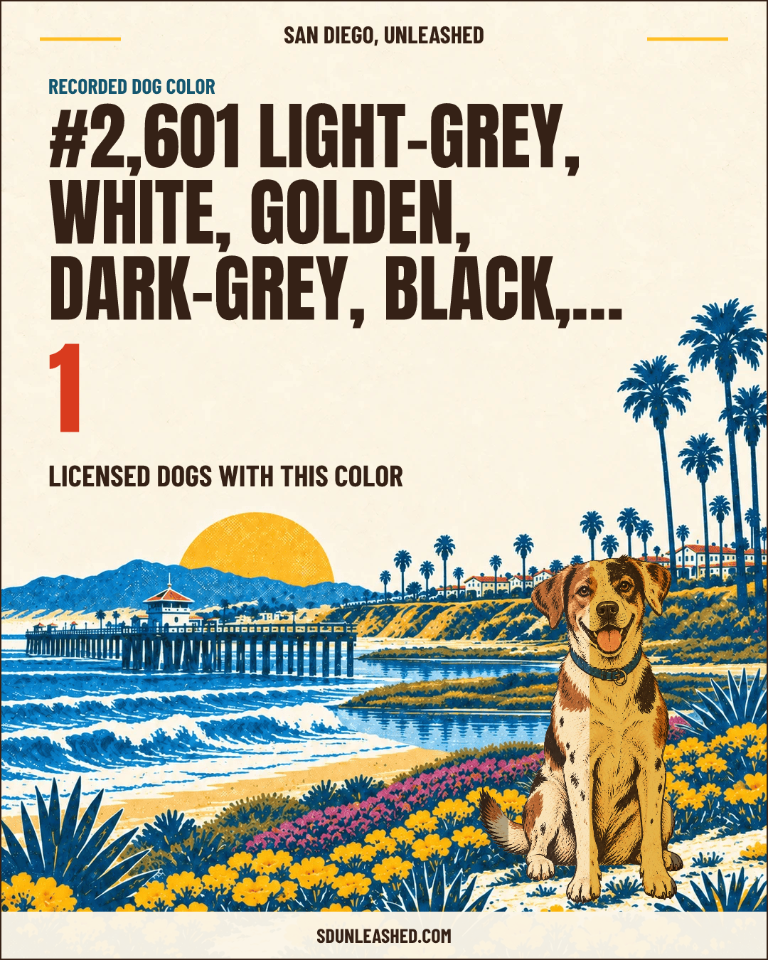 Light-grey, White, Golden, Dark-grey, Black, Brown share card