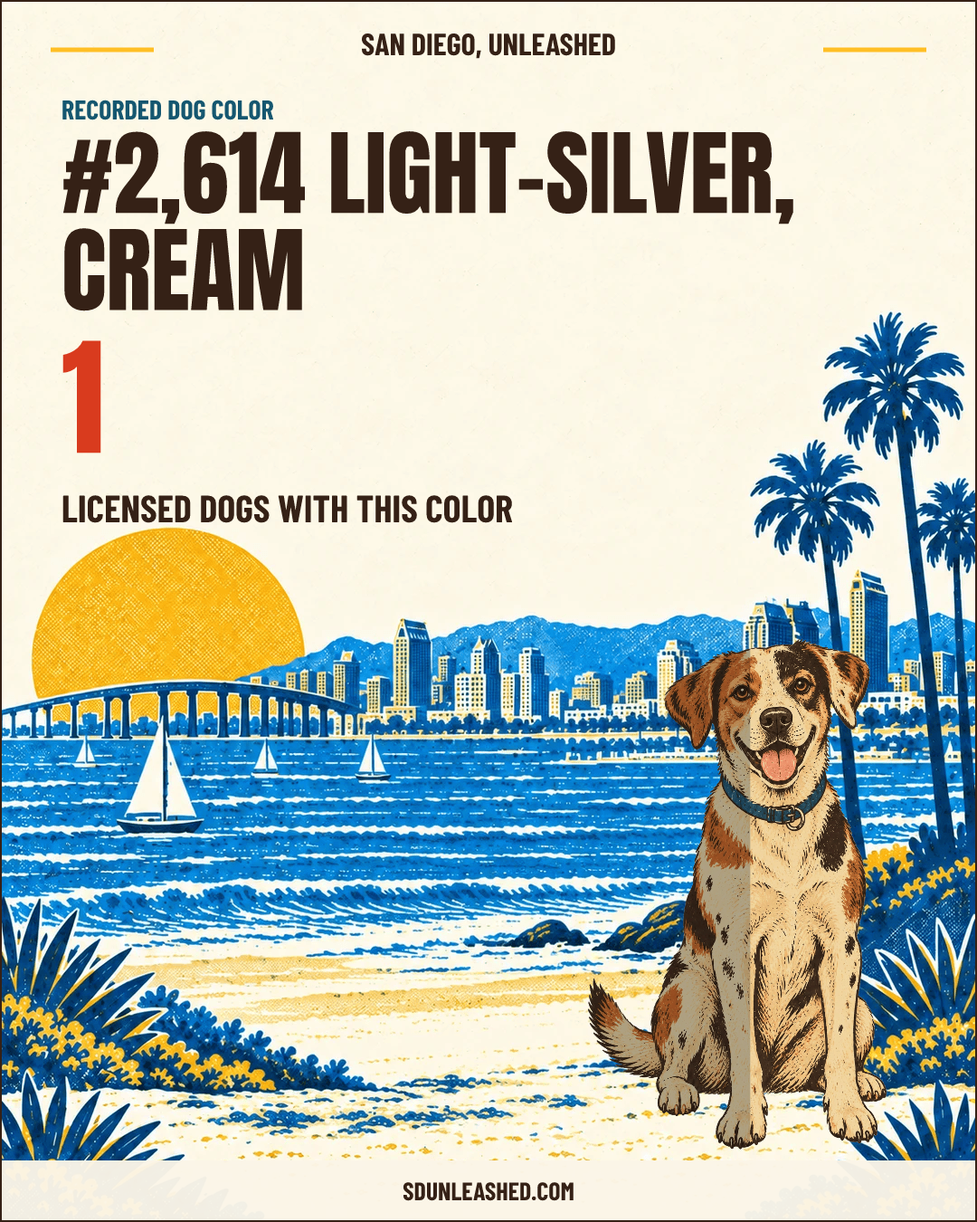 Light-silver, Cream share card