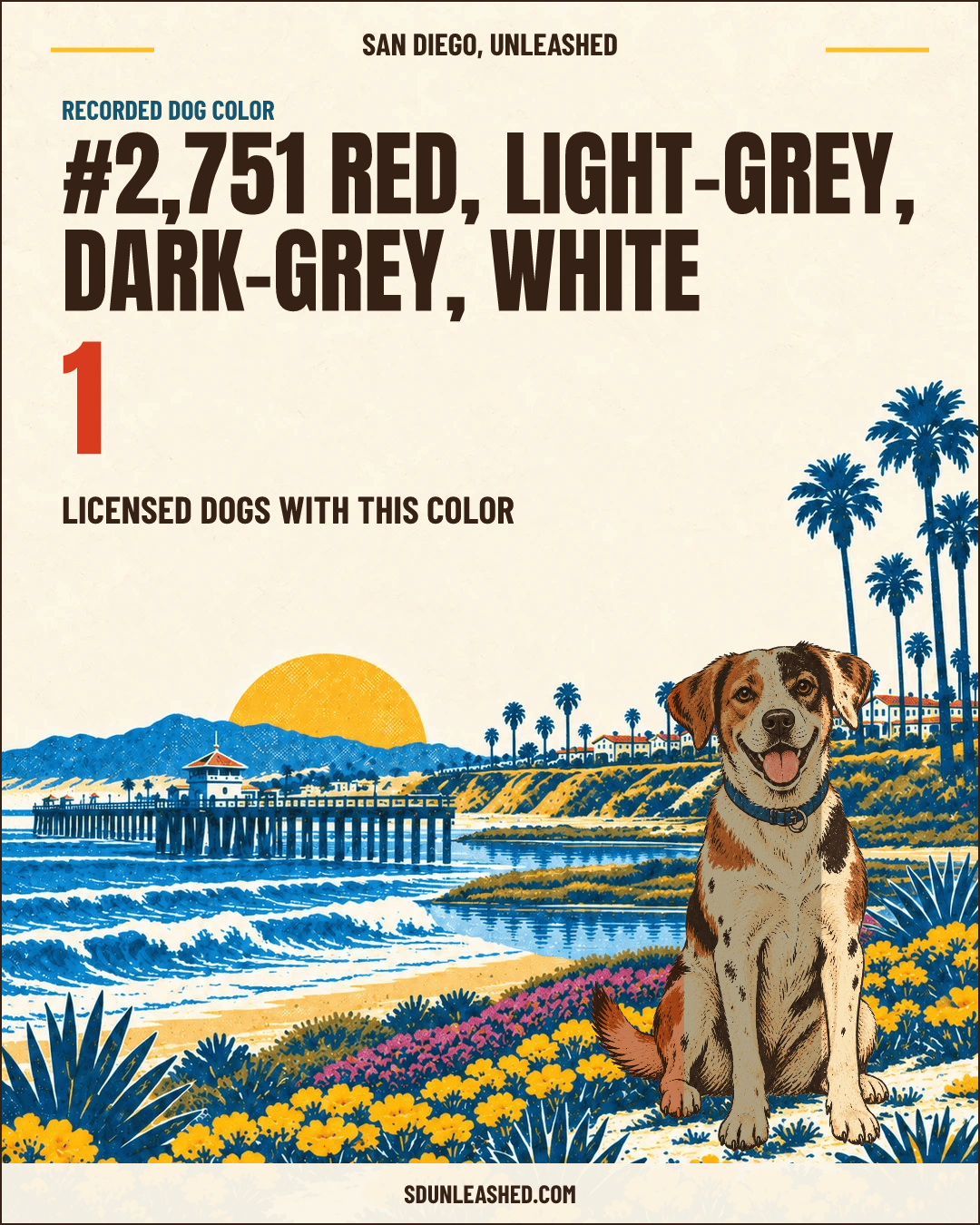 Red, Light-grey, Dark-grey, White share card
