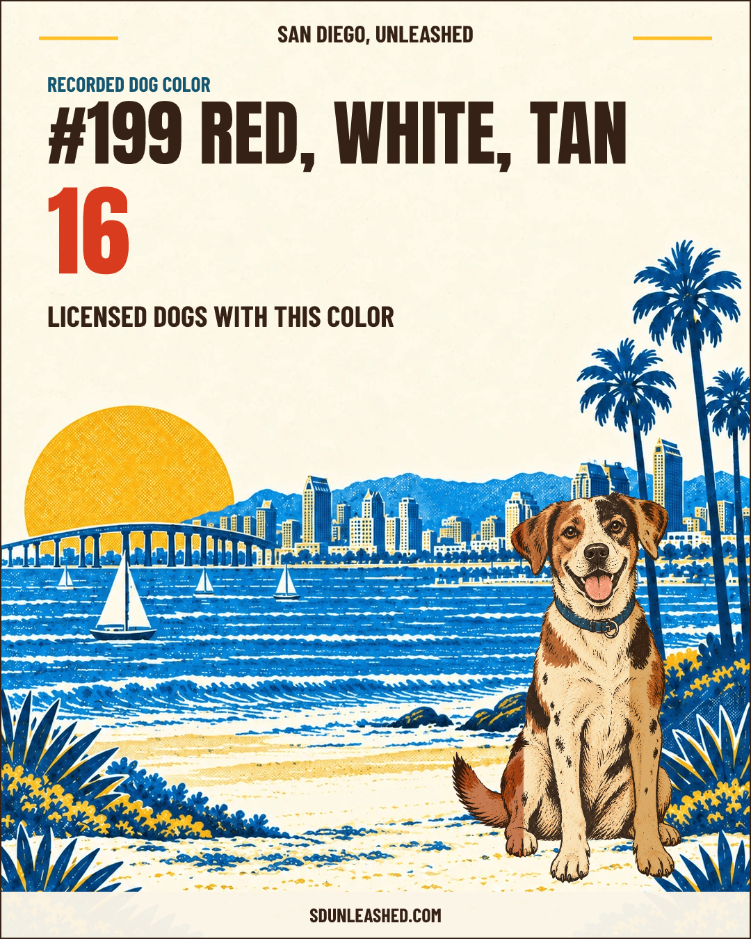 Red, White, Tan share card