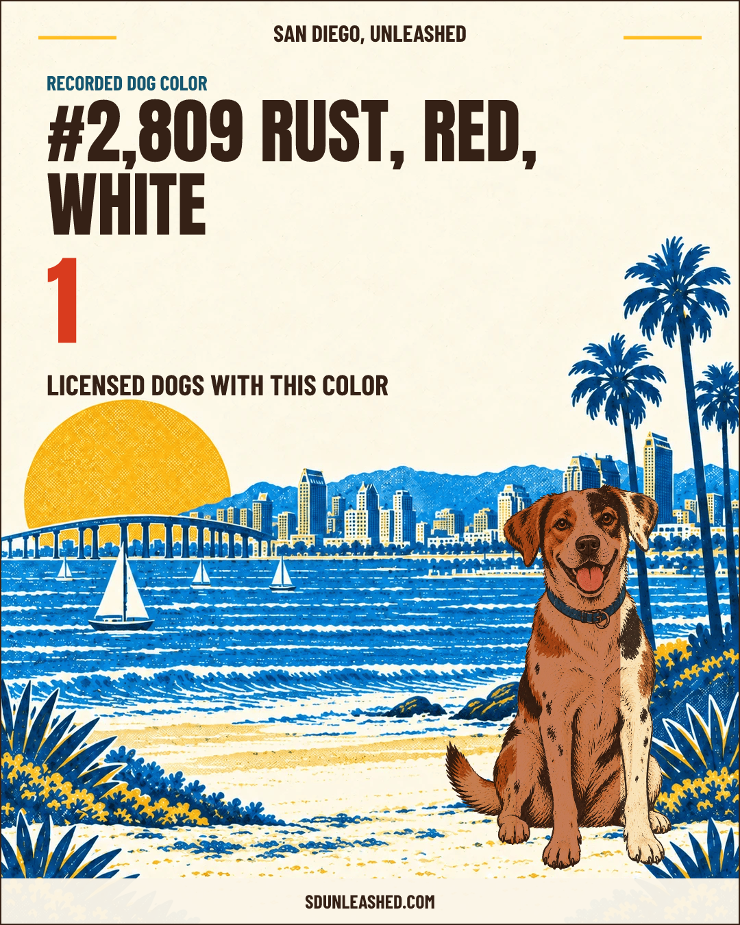 Rust, Red, White share card