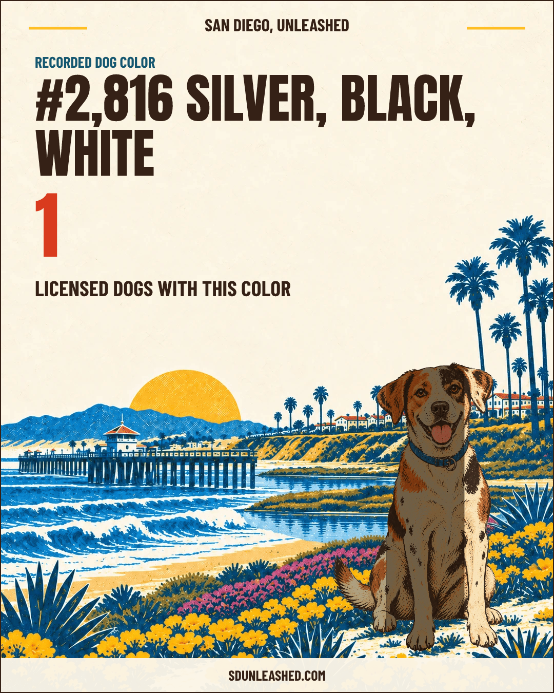 Silver, Black, White share card