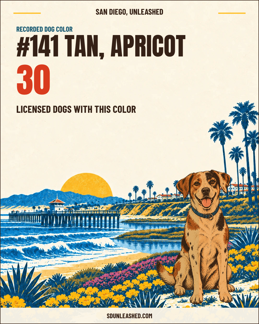 Tan, Apricot share card